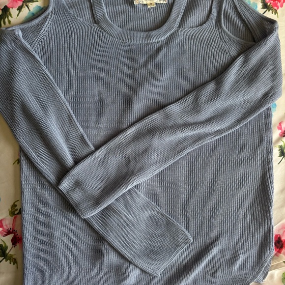 Pink Republic Periwinkle Ribbed Long-Sleeve Sweater - Picture 2 of 3